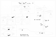 Торшер Eglo Townshend 32919 цвет арматуры Коричневый, Черный-1