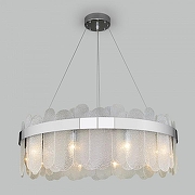 Подвесной светильник Bogate's Conte 1 333/10 цвет плафона/подвески Прозрачный, цвет арматуры Хром-1