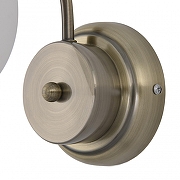 Бра Arte Milano Amalfi-5010 335010/1W AB цвет плафона/подвески Белый, цвет арматуры Бронза-4