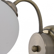 Бра Arte Milano Amalfi-5010 335010/1W AB цвет плафона/подвески Белый, цвет арматуры Бронза-5