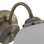 Бра Arte Milano Amalfi-5010 335010/1W AB цвет плафона/подвески Белый, цвет арматуры Бронза-6