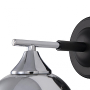 Бра Arte Milano Napoli-9354 339354/1W CR+BK цвет плафона/подвески Прозрачный, Хром, цвет арматуры Хром, Черный-5