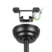 Светильник с вентилятором Eglo 1GELDO 35133 цвет арматуры Черный-5