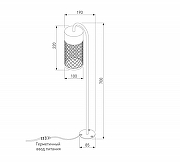 Ландшафтный светильник Elektrostandard Ombra 35179/S цвет плафона/подвески Черный, цвет арматуры Черный-3