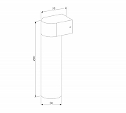 Светильник на штанге Elektrostandard Nork 35187/D цвет плафона/подвески Черный, цвет арматуры Черный-4