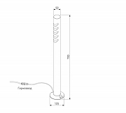 Ландшафтный светильник Elektrostandard Sm1le 35188/F цвет арматуры Черный-4