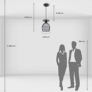 Подвесной светильник De City Лоск 25 354018401 цвет плафона/подвески Белый, цвет арматуры Черный-9