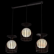 Подвесной светильник De City Лоск 25 354018503 цвет плафона/подвески Белый, цвет арматуры Черный-1