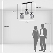 Подвесной светильник De City Лоск 25 354018503 цвет плафона/подвески Белый, цвет арматуры Черный-11