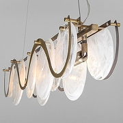 Подвесной светильник Bogate's Galicia 354/4 Smart цвет плафона/подвески Белый, цвет арматуры Бронза