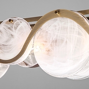 Подвесной светильник Bogate's Galicia 354/4 Smart цвет плафона/подвески Белый, цвет арматуры Бронза-2