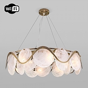 Подвесной светильник Bogate's Galicia 354/8 Smart цвет плафона/подвески Белый, цвет арматуры Бронза-1