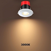 Встраиваемый светильник Novotech Regen 358639 цвет плафона/подвески Прозрачный, цвет арматуры Белый-2