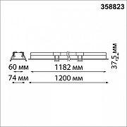 Встраиваемый светильник Novotech Iter 358823 цвет плафона/подвески Белый, Черный, цвет арматуры Черный-4