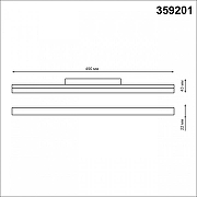 Встраиваемый светильник Novotech Flum 359201 цвет плафона/подвески Белый, цвет арматуры Черный-4