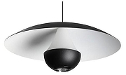 Подвесной светильник Novotech IMAN 359336 цвет плафона/подвески Белый, Черный, цвет арматуры Черный