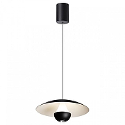 Подвесной светильник Novotech IMAN 359336 цвет плафона/подвески Белый, Черный, цвет арматуры Черный-1