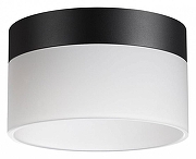 Накладной светильник Novotech Aura 359446 цвет плафона/подвески Белый, цвет арматуры Черный