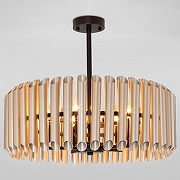 Светильник на штанге Bogate's Castellie 361/5 цвет плафона/подвески Шампань, цвет арматуры Черный