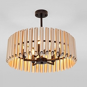 Светильник на штанге Bogate's Castellie 361/5 цвет плафона/подвески Шампань, цвет арматуры Черный-1