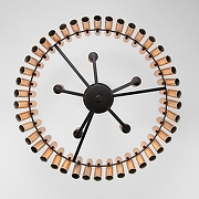 Светильник на штанге Bogate's Castellie 361/5 цвет плафона/подвески Шампань, цвет арматуры Черный-2