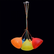 Подвесной светильник MW-Light Улыбка 365014505 цвет плафона/подвески Голубой, Желтый, Красный, Оранжевый, Зеленый, цвет арматуры Голубой, Желтый, Красный, Оранжевый, Зеленый-3