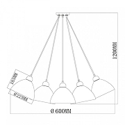 Подвесной светильник MW-Light Улыбка 365014505 цвет плафона/подвески Голубой, Желтый, Красный, Оранжевый, Зеленый, цвет арматуры Голубой, Желтый, Красный, Оранжевый, Зеленый-14