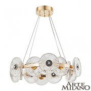 Подвесной светильник Arte Milano AM-3653 3653.D600.H800.LED G цвет золото-2
