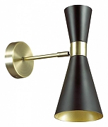 Бра Lumion Quinn 3662/1W цвет плафона/подвески Черный, цвет арматуры Бронза