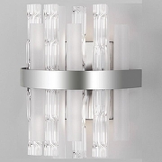 Накладной светильник Bogate's Hollis 367/2 цвет плафона/подвески Белый, Прозрачный, цвет арматуры Никель