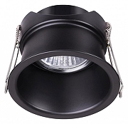 Встраиваемый светильник Novotech Butt 370445 цвет плафона/подвески Черный, цвет арматуры Черный