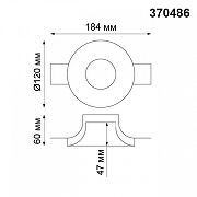 Встраиваемый светильник Novotech Yeso 370486 цвет Белый-2