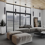 Подвесной светильник Novotech P1pe 370622 цвет плафона/подвески Черный, цвет арматуры Черный-2