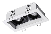 Встраиваемый светильник Novotech Gesso 370713 цвет Белый, Черный