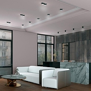 Встраиваемый светильник Novotech Lirio 370715 цвет плафона/подвески Белый, Черный, цвет арматуры Черный-2