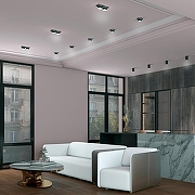 Встраиваемый светильник Novotech Lirio 370719 цвет плафона/подвески Белый, Черный, цвет арматуры Черный-2