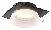 Встраиваемый светильник Novotech Lirio 370723 цвет плафона/подвески Белый, цвет арматуры Черный-1