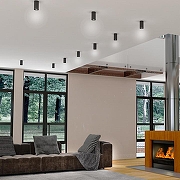 Накладной светильник Novotech Elina 370725 цвет плафона/подвески Белый, Черный, цвет арматуры Черный-2