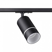 Светильник на штанге Novotech El1na 370777 цвет плафона/подвески Белый, Черный, цвет арматуры Черный