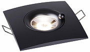 Встраиваемый светильник Novotech Water 370796 цвет плафона/подвески Черный, цвет арматуры Черный-1