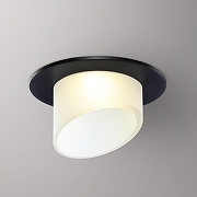 Встраиваемый светильник Novotech Lirio 370896 цвет плафона/подвески Белый, цвет арматуры Черный-1