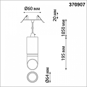 Подвесной светильник Novotech Delta 370907 цвет плафона/подвески Черный, Золото, цвет арматуры Черный-4
