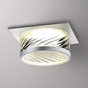 Встраиваемый светильник Novotech Gem 370921 цвет плафона/подвески Прозрачный, цвет арматуры Белый-1