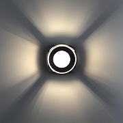 Накладной светильник Novotech V1s1o 370958 цвет плафона/подвески Прозрачный, цвет арматуры Черный-1