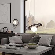 Бра Novotech Felto 370974 цвет плафона/подвески Белый, цвет арматуры Черный-7