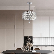 Светильник на штанге Arte Milano Sorrento-1019 371019/5/300/390 CR цвет плафона/подвески Прозрачный, Хром, цвет арматуры Хром-2