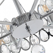 Светильник на штанге Arte Milano Sorrento-1019 371019/6/50/490 CR цвет плафона/подвески Прозрачный, Хром, цвет арматуры Хром-5