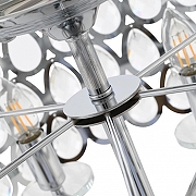 Светильник на штанге Arte Milano Sorrento-1019 371019/6/50/490 CR цвет плафона/подвески Прозрачный, Хром, цвет арматуры Хром-6