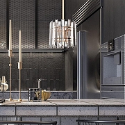 Светильник на штанге Arte Milano Sorrento-1409 371409/1/350/200 GD цвет плафона/подвески Прозрачный, цвет арматуры Золото-4