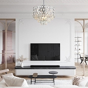 Светильник на штанге Arte Milano Sorrento-2019 372019/7/300/460 CR цвет плафона/подвески Прозрачный, Хром, цвет арматуры Хром-6